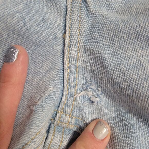 BDG Urban Outfitters Jeans 28 x 27 Denim Distressed Light Wash Straight Fit - Picture 11 of 11